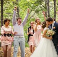 Поздравление с днем свадьбы молодоженам