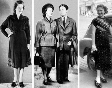 Мода и стиль времен второй мировой войны